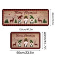 thumbnail image 2 of EQWLJWE Christmas Kitchen Mats for Floor,Christmas Kitchen Rugs Set of 2,Christmas Kitchen Rugs and Mats for Floor Non-Slip Backing Mat,Christmas Kitchen Decor,Anti Fatigue Kitchen Rug with Runner, 2 of 8