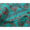 thumbnail image 4 of oneOone Silk Tabby Fabric Peacock Block Fabric Prints By Yard 42 Inch Wide, 4 of 4