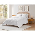 thumbnail image 4 of Home Trends 2-3 Piece White Pintuck Duvet Cover Set, 4 of 4