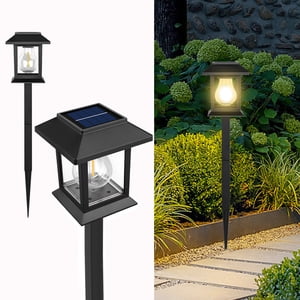 Chmadoxn Éclairage solaire extérieur Éclairement solaire extérieur imperméable extérieure LED Éclairage Éclairages extérieurs alimentés par l'énergie solaire Éclaireurs de jardin solaire pour les lampes solaires de jardin de patio