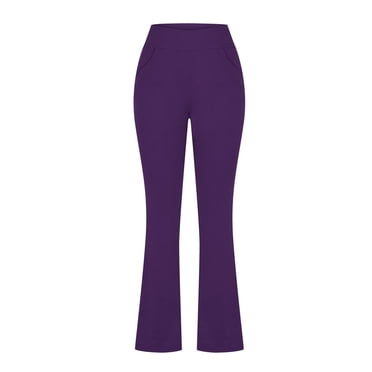 Cameland Womens Plus Size Bootcut Yoga Pants Leggings High Waisted Yoga Flare Pants Running Gym Active Pants