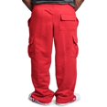 thumbnail image 4 of Men‘s Casual Gym Cargo Combat Straight Loose Jogger Sweat Track Pants, 4 of 4