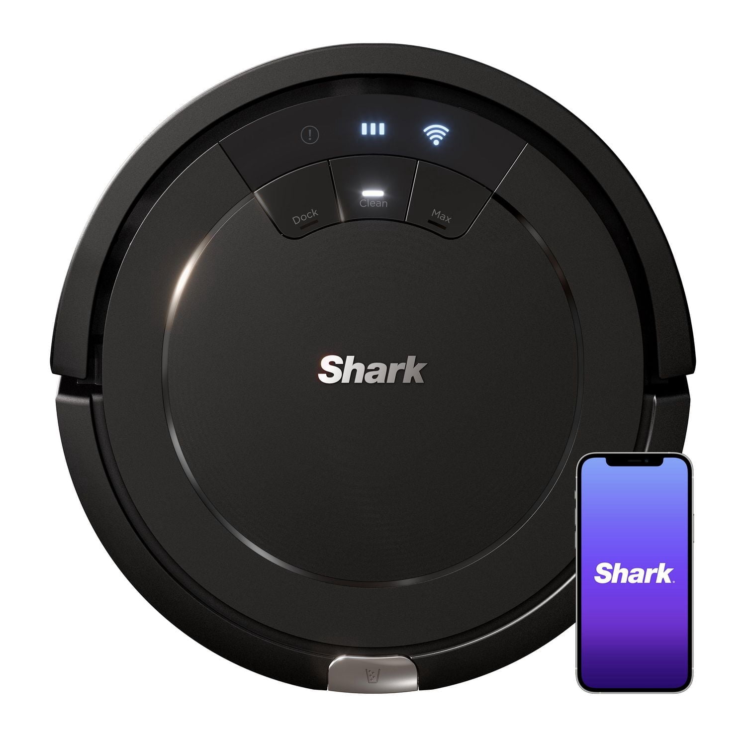 Shark RV754CA ION Robot Vacuum, Wi-Fi Connected, Multi-Surface Cleaning, Black