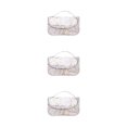 thumbnail image 2 of QualitChoice Pattern Cosmetic Bag Convenient Women Storage Handbag Carrying Pouch Holding Container Travel Makeup Organizer Type 7 3Set, 2 of 6