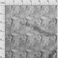 thumbnail image 3 of oneOone Silk Tabby Light Gray Fabric Tropical Leaf Craft Projects Decor Fabric Printed By The Yard 42 Inch Wide, 3 of 5