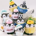 thumbnail image 1 of Plush Doll Super Soft Wear Resistant PP Cotton Penguins Stuffed Toy Keychain Pendant for Home, 1 of 8