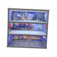 thumbnail image 1 of BELOVING 1/64 Model Car Display Case Garage Diorama with LED Light Showcase Organizer Style F, 1 of 10
