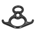 thumbnail image 4 of Descender Gear, 40KN High Strength Portable Aluminium Alloy Climbing Descender  For Caving Black, 4 of 8