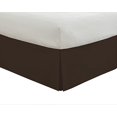 thumbnail image 2 of Lux Hotel FRE23614CHOC04 Jupe de Lit en Microfibre Basique 14 Pouces Chocolat - Très Grand, 2 of 10