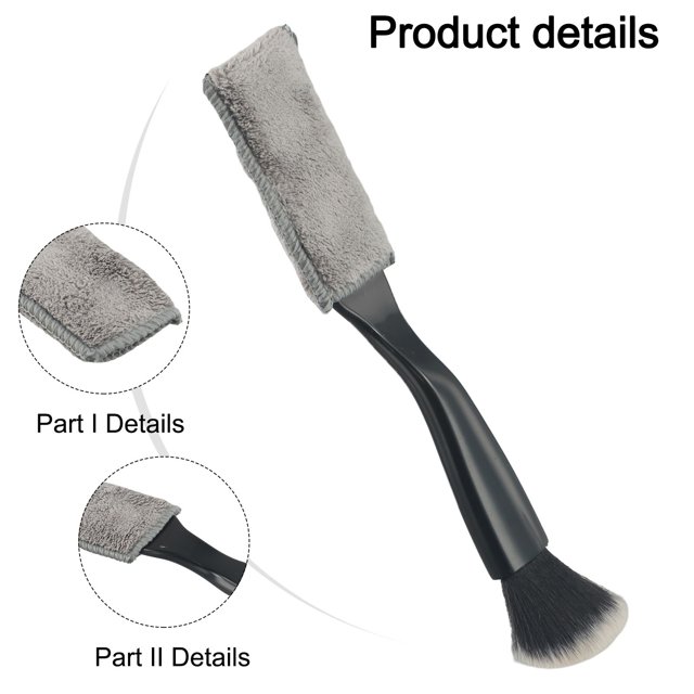 Gentle Nylon Car Brush for Scratch Free Cleaning Air Vent for Dust Removal
