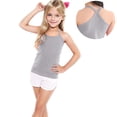 thumbnail image 2 of Tranfacy Fall Vest Girls Tank Tops for Kids 1-13 Years Solid Color Soft Sleeveless Camisole Fashion Basic Tops for Layer, 2 of 6