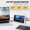 thumbnail image 2 of LESOWN Moniteur Auxiliaire Blanc 5 Pouces HDMI IPS 800x480 Écran LCD mini pour Raspberry Pi TV Box Ordinateur PC, 2 of 9