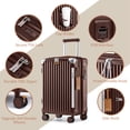thumbnail image 2 of Joyway Valise Cabine Extensible Rigide 20 Pouces Bagage Cabine Port USB Porte-Gobelet Cadenas TSA Valise, 2 of 7