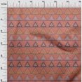 thumbnail image 3 of oneOone Georgette Viscose Peach Fabric Geometric Sewing Craft Projects Fabric Prints By Yard 42 Inch Wide, 3 of 4