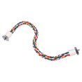 thumbnail image 4 of TOPINCN Parrot Standing Perch,Bird Standing Perch,Bird Parrot Colorful Cotton Rope Standing Perch Bird Bungee Toy, 4 of 5