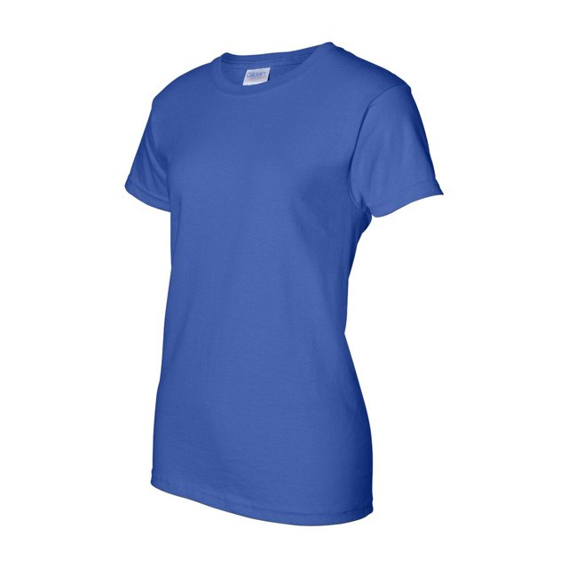 Gildan - T-Shirt pour Femmes en Coton Ultra - 2000L - Royal - Taille : L
