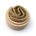thumbnail image 2 of Langgg Rustic Wedding Wood Ring Holder Wedding Ring Bearer Box Engagement Engraving Wooden Rings Box, 2 of 6