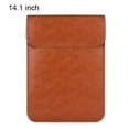 thumbnail image 2 of Housse d'Ordinateur Portable Imperméable en PU, Pochette de Rangement, Housse, Housse en PU Imperméable, Housse d'Ordinateur Portable de Remplacement pour MacBook, Jaune, 14,1 Pouces, 2 of 7