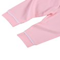 thumbnail image 4 of Kids Pajamas Set Solid Color Lapel Long Sleeve Tops and Long Pants Set Nightwear, 4 of 6