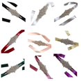 thumbnail image 2 of Wedding Ribbons Bridal Belt Dress Prom Wedding ribbons belt Crystal Sashes Evening Party Handmade Rhinestones Waistband, 2 of 7