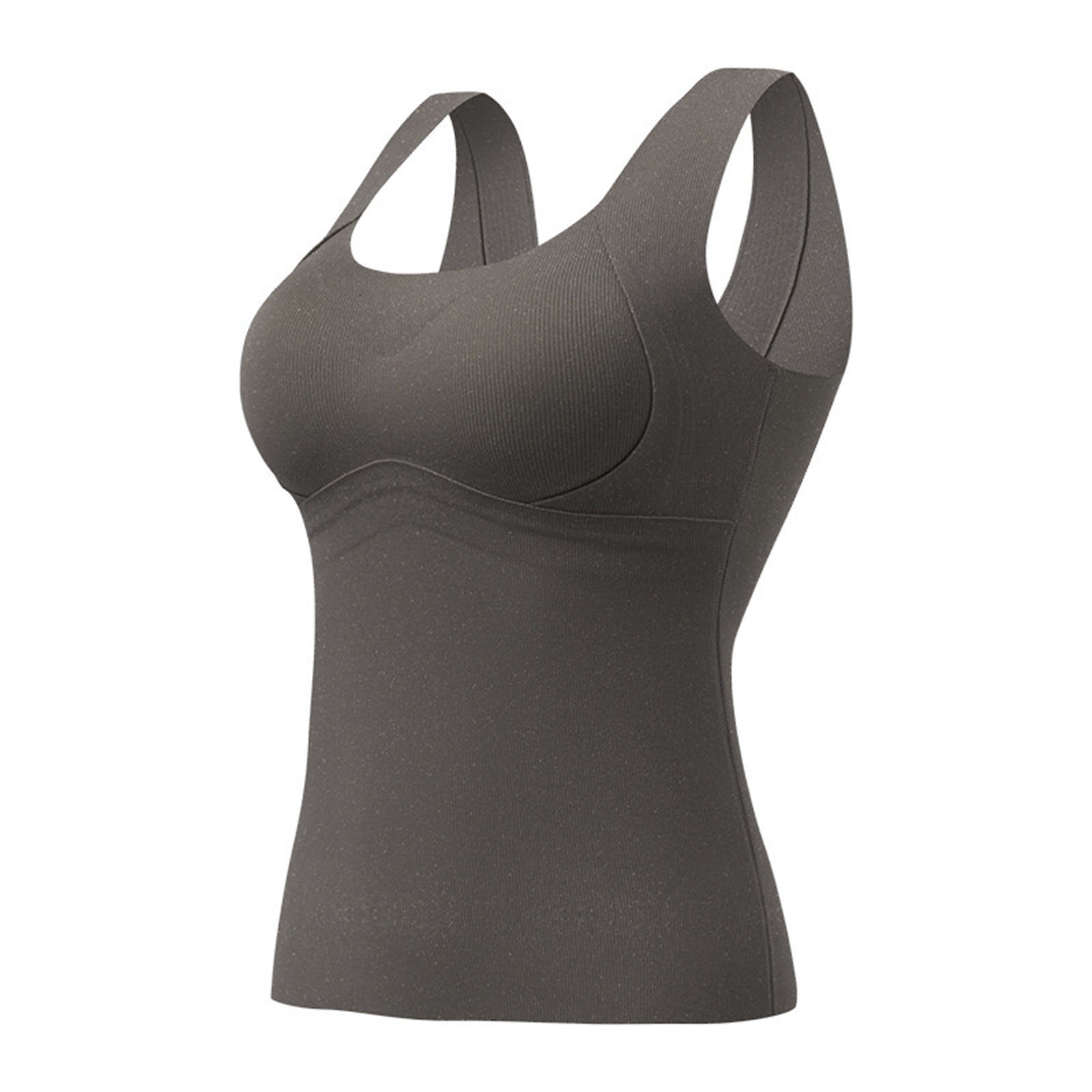 Débardeurs Gainants pour Femmes Sans Coutures, Camisoles d'Entraînement pour le Corps, Confortables, Col Rond