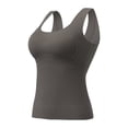 thumbnail image 1 of Débardeurs Gainants pour Femmes Sans Coutures, Camisoles d'Entraînement pour le Corps, Confortables, Col Rond, 1 of 4