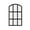 Black, variant on Rongfmy Arched Window Pane Mirror Grid Wall Mirror for Hallway Farmhouse,Living Room Black