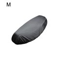 thumbnail image 1 of Motorcycle Rain Seat Cover Universal Flexible Waterproof Saddle Cover Black, 1 of 5