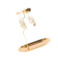 thumbnail image 2 of ziyahi Gold Candle Holder Rotating Tea Light Holder Candleholder Decor G, 2 of 7