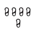 thumbnail image 4 of Snap Rope Hook Carabiner, Aluminum Alloy High Strength Snap Hook Clip Multi Purpose  For Hiking For Camping, 4 of 8