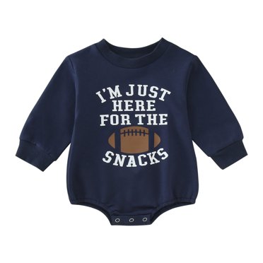 Ketyyh-chn99 Bodysuit Baby Rompers for Baby Boys Ribbed Romper Infant Short Sleeve Shirts Ruffle Jumpsuit Navy,6-12 Months