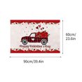 thumbnail image 3 of EGNMCR Outdoor Rug Bathroom Rugs Rugs for Living Room Valentine's Day Carpet Living Room Bedroom Doormat Holiday Floor Mat Gift Mat Foyer carpet, 3 of 3