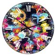 thumbnail image 1 of Designart 'The Lovers The Dreamers & Me Oversized Modern Wall Clock, 1 of 4