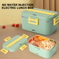 thumbnail image 4 of Wamans Bento Lunch Box 1.8L Electric Lunch Box Dual Voltage Heating Lunch Box Portable 304 Inner Tank Insulation Free Water Filling Lunch Box Clearance Items, 4 of 6