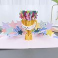 thumbnail image 4 of Birdeem Valentines Day Three-Dimensional Greeting Card, Love Blossoms Tree Paper Sculpture, Christmas Blessing Message, Thank You Card, 4 of 5