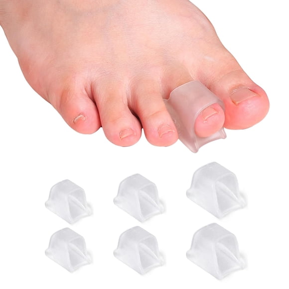 Hammer Toe Straightener Corrector - Toe Spacers for Women/Men, Toe Straighteners for Curled Toes, Hammer Toes, Crooked, Bunion Corrector for Women Big Toe (3 Sizes in One Set) Multi-Size