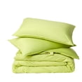 thumbnail image 3 of Ensemble de Housse de Couette Pistache - 3 Pcs - Format Lit Simple, 3 of 5