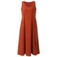 thumbnail image 4 of Robe Salopette 2025 pour Femmes Robe Décontractée d'Été Robe en Denim Bretelles Poche Robes Portefeuille d'Été Robe Mini Ajustable, 4 of 6