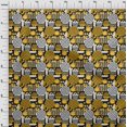 thumbnail image 4 of oneOone Polyester Spandex Yellow Fabric Beach Sewing Material Print Fabric By The Yard 56 Inch Wide, 4 of 4