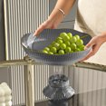 thumbnail image 1 of Kitchen Organizers and Storage On Clearance Vegetable Tray Vegetable Plate Plastic Filter Vegetable Basket Footed Vegetable Bowl Snack Kitchen Tool Suitable For All Kinds Of Vegetable Drainable, 1 of 9