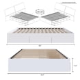thumbnail image 4 of Nexera Aura 3 Drawer White Bed, 4 of 8