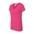 thumbnail image 1 of Gildan - T-Shirt à Col en V pour Femmes en Coton Épais, 1 of 1