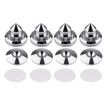 Bgsha 24K Cuivre 4 Pcs Support de Haut-Parleurs Pieds Montés Coussinets de Boîte de Haut-Parleur Antichoc