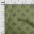 thumbnail image 1 of oneOone Cotton Poplin Fabric Floral Block Printed Craft Fabric BTY 42 Inch Wide, 1 of 4