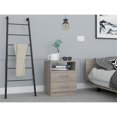thumbnail image 2 of TUHOME Napoles Night Stand - Light Gray  Engineered Wood - For Bedroom, 2 of 7