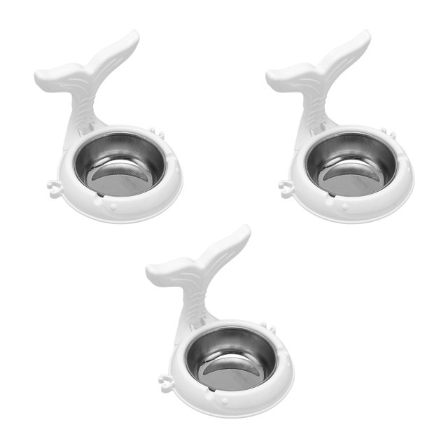 Cendrier Mural, Capacité de Charge Élevée Sans Perçage en PP, Forme de Baleine, Conception Séparée, Support de Cendrier Mural Durable pour Salle de Bain