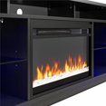 thumbnail image 2 of Ameriwood Home Luna Fireplace TV Stand for TVs up to 65", Black Oak, 2 of 9