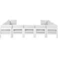 thumbnail image 3 of Meridian Furniture Nizuc White Outdoor Patio Modular Sectional, 3 of 8