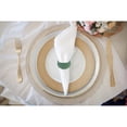 thumbnail image 4 of 4PC Beaded Napkin Ring With Craft Box Green & Silver, 4 of 5