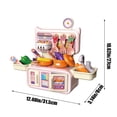 thumbnail image 4 of Drppepioner Interactive Kitchen Play Set Simulation Sink with Faucet Water Circulation Pretend Cooking Game, 4 of 6